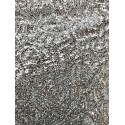 Silver Designed Sequin On Stretch Mesh