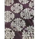 Purple Jacquard Damask Heavy-Duty Upholstery