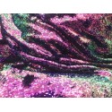 Multi Color Iridescent Reversible Sequins - Purple