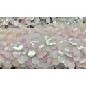 Iridescent White Extra Large Paillette 3cm Sequin