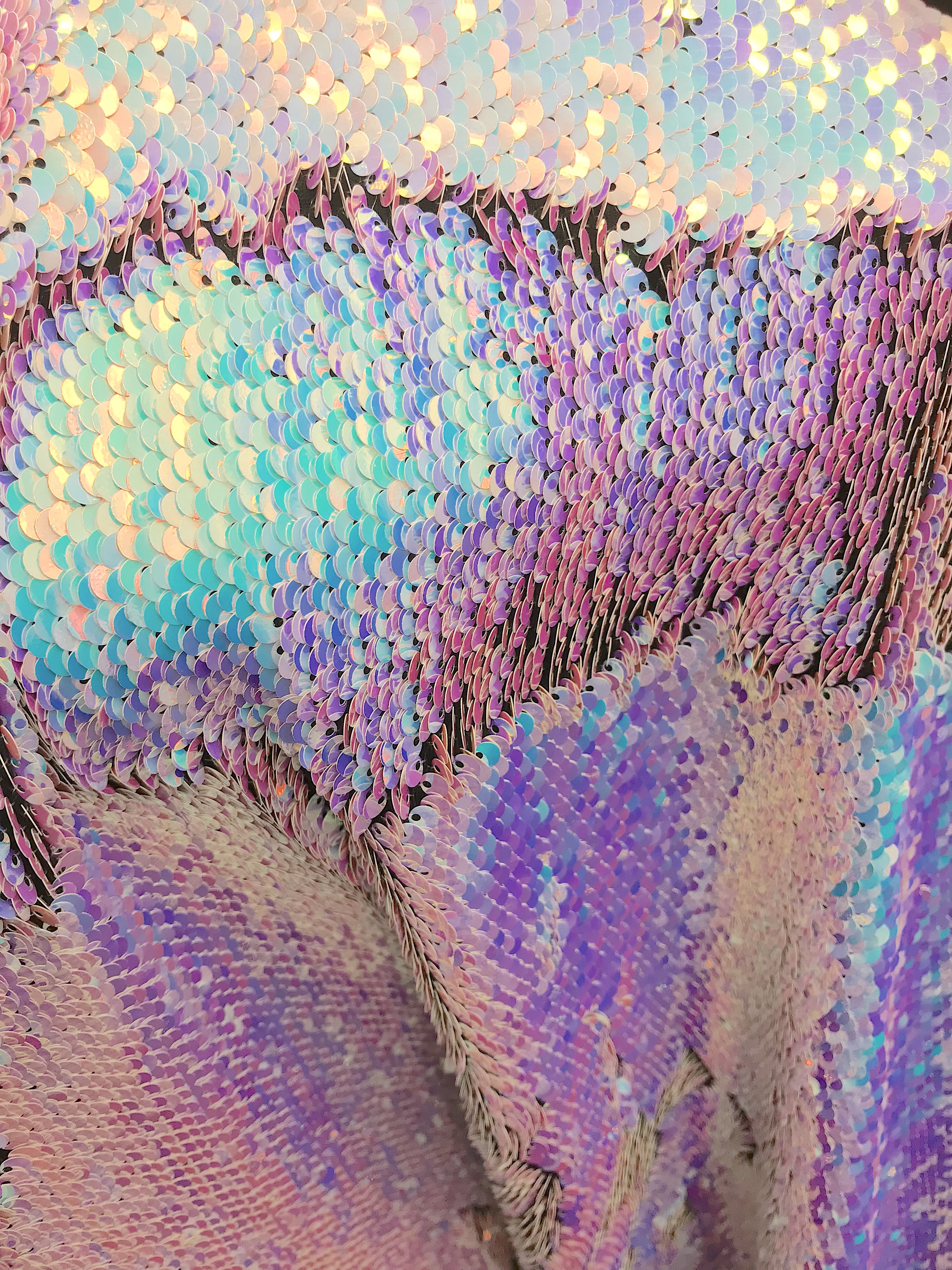 Iridescent Reversible Sequins Fabric ...