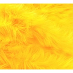 Orange Shaggy Long Pile Faux Fur