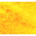 Yellow Shaggy Long Pile Faux Fur