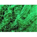 Green Shaggy Long Pile Faux Fur