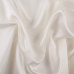 Ivory Polyester Charmeuse Satin