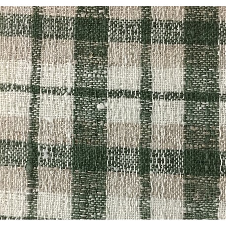 Green Rustic Multi Tone Mesh Novelty Linen