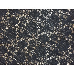 Black Light Weight Guipure Lace