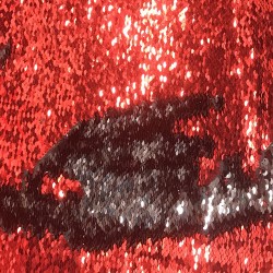 Red & Black Reversible Two Tone Sequins