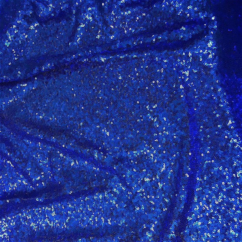 Royal Blue Mini Disk Sequins By The Yard - J S International Textile