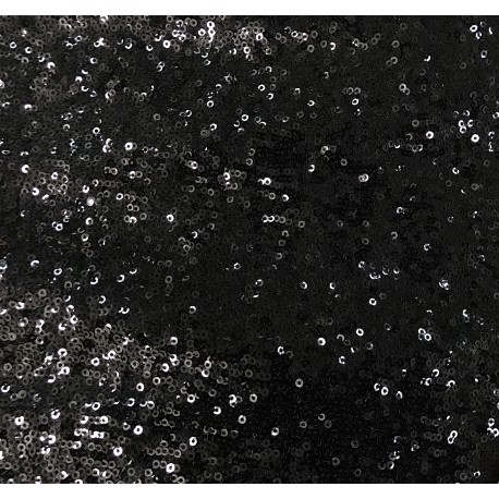 Black Mini Disk Sequins