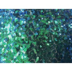 Green/Blue Designed Mini Disk Sequin