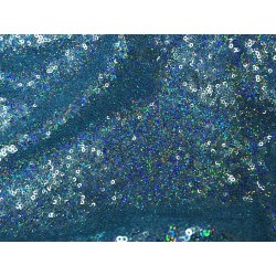 Iridescent Blue Mini Disk Sequin